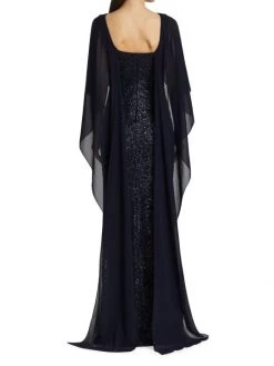 Teri Jon By Rickie Freeman Capelet Gown 13 Teri Jon By Rickie Freeman Capelet Gown -Rickie Freeman Sales 2022 unnamed file 473
