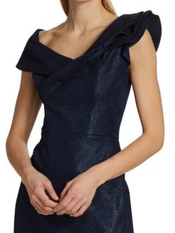 Teri Jon By Rickie Freeman Glitter-Embellished A-Line Dress -Rickie Freeman Sales 2022 unnamed file 488