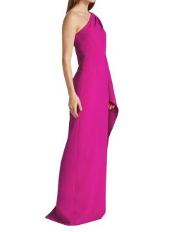 Teri Jon By Rickie Freeman One-Shoulder Crepe Gown 12 Teri Jon By Rickie Freeman One-Shoulder Crepe Gown -Rickie Freeman Sales 2022 unnamed file 493