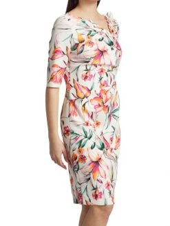 Teri Jon By Rickie Freeman Scuba Floral Print Dress -Rickie Freeman Sales 2022 unnamed file 500