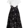 Teri Jon By Rickie Freeman Short-Sleeve Flower-Embroidered Shirt Dress -Rickie Freeman Sales 2022 unnamed file 553
