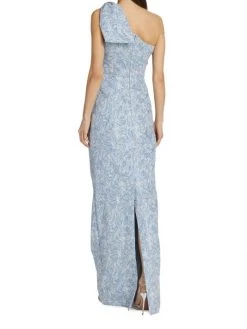 Teri Jon By Rickie Freeman Swirl Print Bow Shoulder Column Gown -Rickie Freeman Sales 2022 unnamed file 578