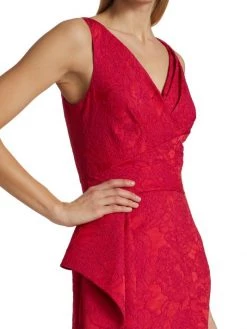 Teri Jon By Rickie Freeman Floral Jacquard Ruffle Gown -Rickie Freeman Sales 2022 unnamed file 586