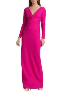 Teri Jon By Rickie Freeman Scuba Long-Sleeve Gown -Rickie Freeman Sales 2022 unnamed file 608