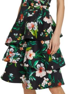 Teri Jon By Rickie Freeman Floral A-Line Dress -Rickie Freeman Sales 2022 unnamed file 625