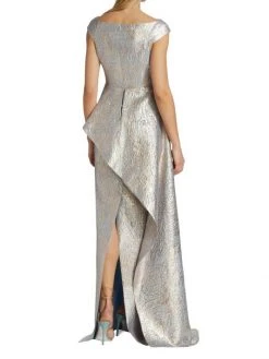 Teri Jon By Rickie Freeman Metallic Jacquard Gown -Rickie Freeman Sales 2022 unnamed file 652