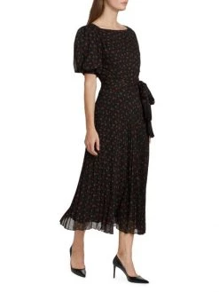 Teri Jon By Rickie Freeman Floral-Print Chiffon Midi Dress -Rickie Freeman Sales 2022 unnamed file 658