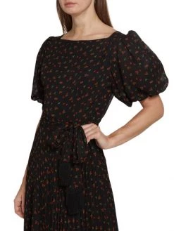 Teri Jon By Rickie Freeman Floral-Print Chiffon Midi Dress -Rickie Freeman Sales 2022 unnamed file 660