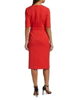 Teri Jon By Rickie Freeman Crepe Midi-Dress -Rickie Freeman Sales 2022 unnamed file 666
