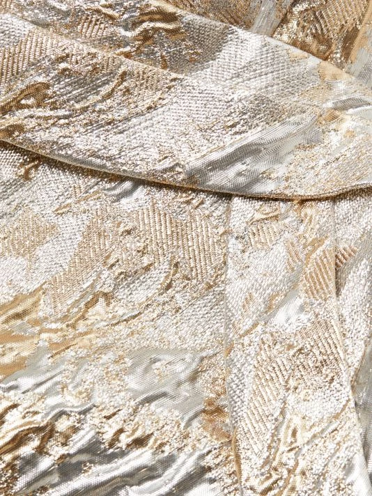 Teri Jon By Rickie Freeman Metallic Jacquard Ball Gown 9 Teri Jon By Rickie Freeman Metallic Jacquard Ball Gown - Image 7