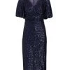 Teri Jon By Rickie Freeman Sequined Midi Dress