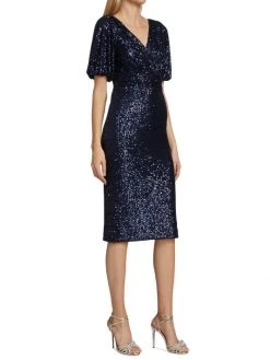 Teri Jon By Rickie Freeman Sequined Midi Dress -Rickie Freeman Sales 2022 unnamed file 697