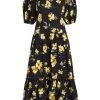 Teri Jon By Rickie Freeman Tiered Floral Puff-Sleeve Midi-Dress -Rickie Freeman Sales 2022 unnamed file 722