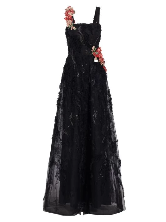 Teri Jon By Rickie Freeman Metallic Tiered Gown 3 Teri Jon By Rickie Freeman Metallic Tiered Gown