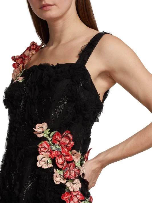 Teri Jon By Rickie Freeman Metallic Tiered Gown 8 Teri Jon By Rickie Freeman Metallic Tiered Gown - Image 6