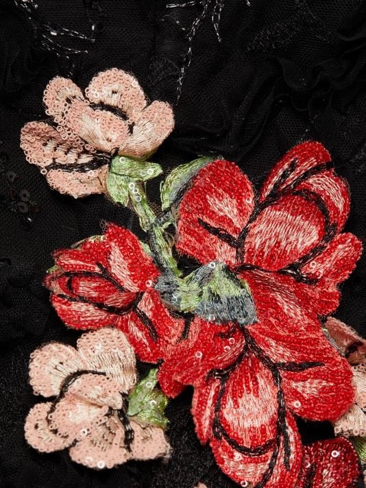 Teri Jon By Rickie Freeman Metallic Tiered Gown 9 Teri Jon By Rickie Freeman Metallic Tiered Gown - Image 7