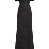 Teri Jon By Rickie Freeman Jacquard Column Gown