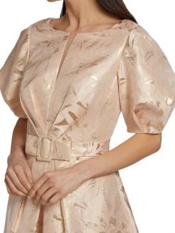 Teri Jon By Rickie Freeman Jacquard A-Line Dress -Rickie Freeman Sales 2022 unnamed file 769