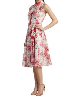 Teri Jon By Rickie Freeman Eyelet Belted Cocktail Dress -Rickie Freeman Sales 2022 unnamed file 774