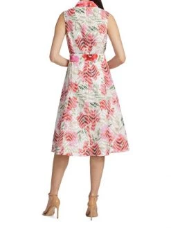 Teri Jon By Rickie Freeman Eyelet Belted Cocktail Dress -Rickie Freeman Sales 2022 unnamed file 775