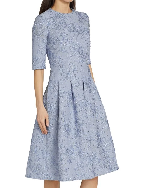 Teri Jon By Rickie Freeman Fit-&-Flare Dress 6 Teri Jon By Rickie Freeman Fit-&-Flare Dress - Image 4