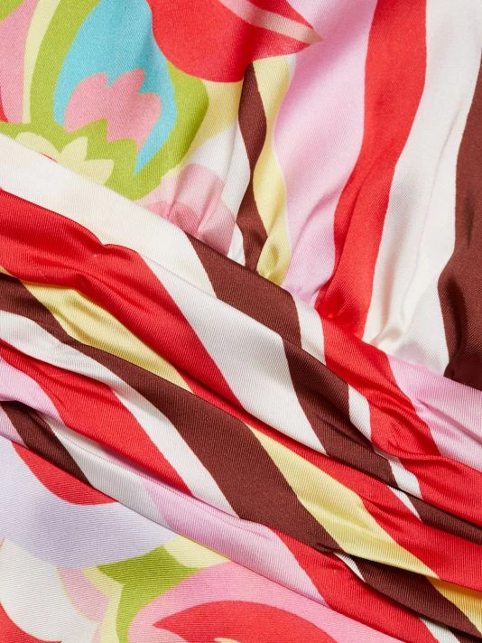 Teri Jon By Rickie Freeman Floral V-Neck Cocktail Dress 9 Teri Jon By Rickie Freeman Floral V-Neck Cocktail Dress - Image 7