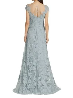 Teri Jon By Rickie Freeman Floral Appliqué A-Line Gown -Rickie Freeman Sales 2022 unnamed file 803
