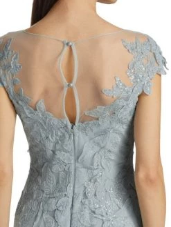 Teri Jon By Rickie Freeman Floral Appliqué A-Line Gown -Rickie Freeman Sales 2022 unnamed file 804