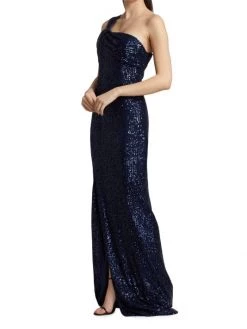 Teri Jon By Rickie Freeman One-Shoulder Sequin Gown -Rickie Freeman Sales 2022 unnamed file 809