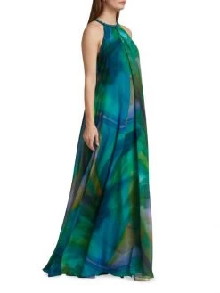 Teri Jon By Rickie Freeman Chiffon Halter Dress -Rickie Freeman Sales 2022 unnamed file 829