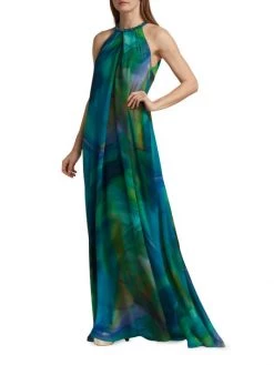 Teri Jon By Rickie Freeman Chiffon Halter Dress -Rickie Freeman Sales 2022 unnamed file 830