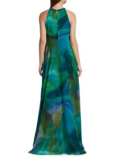 Teri Jon By Rickie Freeman Chiffon Halter Dress -Rickie Freeman Sales 2022 unnamed file 831