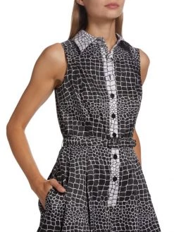 Teri Jon By Rickie Freeman Giraffe-Print Sleeveless Shirtdress 14 Teri Jon By Rickie Freeman Giraffe-Print Sleeveless Shirtdress -Rickie Freeman Sales 2022 unnamed file 853
