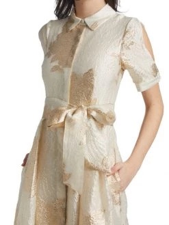 Teri Jon By Rickie Freeman Brocade Organza Tie Waist Gown -Rickie Freeman Sales 2022 unnamed file 860