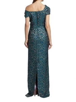 Teri Jon By Rickie Freeman Asymmetric Twist Jacquard Gown -Rickie Freeman Sales 2022 unnamed file 873