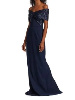 Teri Jon By Rickie Freeman Embellished Crepe Column Gown -Rickie Freeman Sales 2022 unnamed file 89