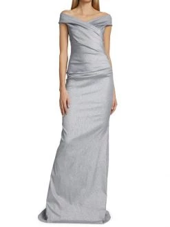 Teri Jon By Rickie Freeman Metallic Column Gown -Rickie Freeman Sales 2022 unnamed file 896