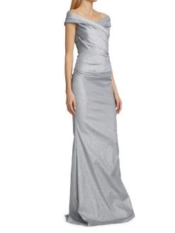 Teri Jon By Rickie Freeman Metallic Column Gown -Rickie Freeman Sales 2022 unnamed file 897