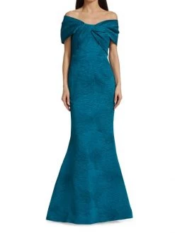 Teri Jon By Rickie Freeman Off-The-Shoulder Gown -Rickie Freeman Sales 2022 unnamed file 903