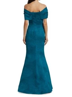 Teri Jon By Rickie Freeman Off-The-Shoulder Gown -Rickie Freeman Sales 2022 unnamed file 905