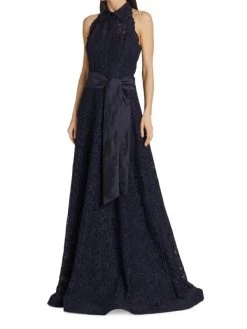 Teri Jon By Rickie Freeman Floral Lace Collared A-Line Gown -Rickie Freeman Sales 2022 unnamed file 945
