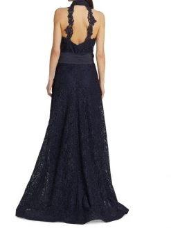Teri Jon By Rickie Freeman Floral Lace Collared A-Line Gown -Rickie Freeman Sales 2022 unnamed file 947