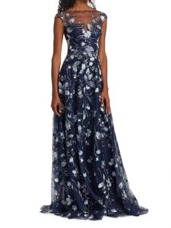 Teri Jon By Rickie Freeman Embroidered Mesh Gown -Rickie Freeman Sales 2022 unnamed file 96