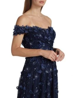 Teri Jon By Rickie Freeman Embellished Off-The-Shoulder Gown 14 Teri Jon By Rickie Freeman Embellished Off-The-Shoulder Gown -Rickie Freeman Sales 2022 unnamed file 976