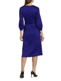 Teri Jon By Rickie Freeman Satin Knee-Length Cocktail Dress -Rickie Freeman Sales 2022 unnamed file 982