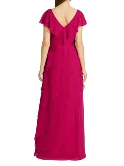 Teri Jon By Rickie Freeman Diagonally-Layered Georgette Gown -Rickie Freeman Sales 2022 unnamed file 989