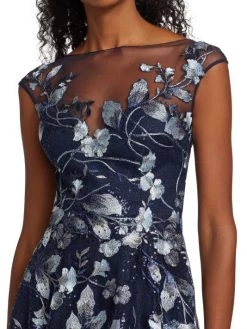 Teri Jon By Rickie Freeman Embroidered Mesh Gown -Rickie Freeman Sales 2022 unnamed file 99