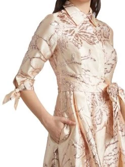 Teri Jon By Rickie Freeman Belted Metallic Jacquard Gown -Rickie Freeman Sales 2022 unnamed file 997
